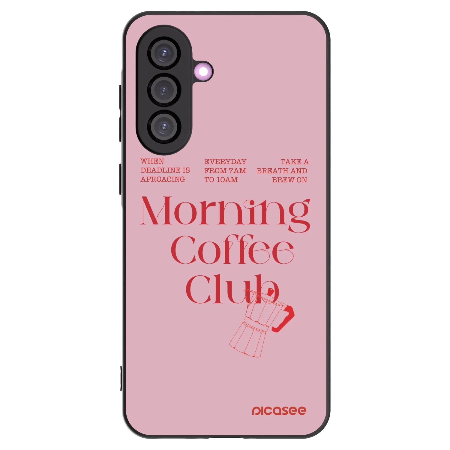 Picasee silikonowe czarne etui na Samsung Galaxy A56 5G A566B - Morning