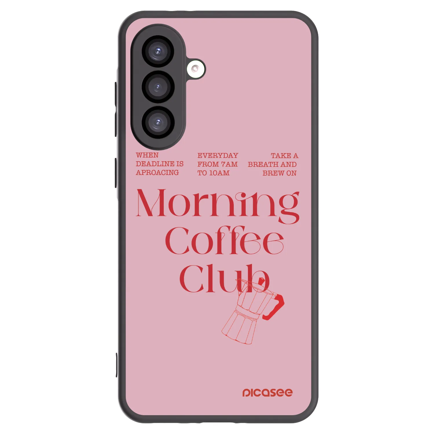 Picasee silikonowe czarne etui na Samsung Galaxy A26 5G A266B - Morning