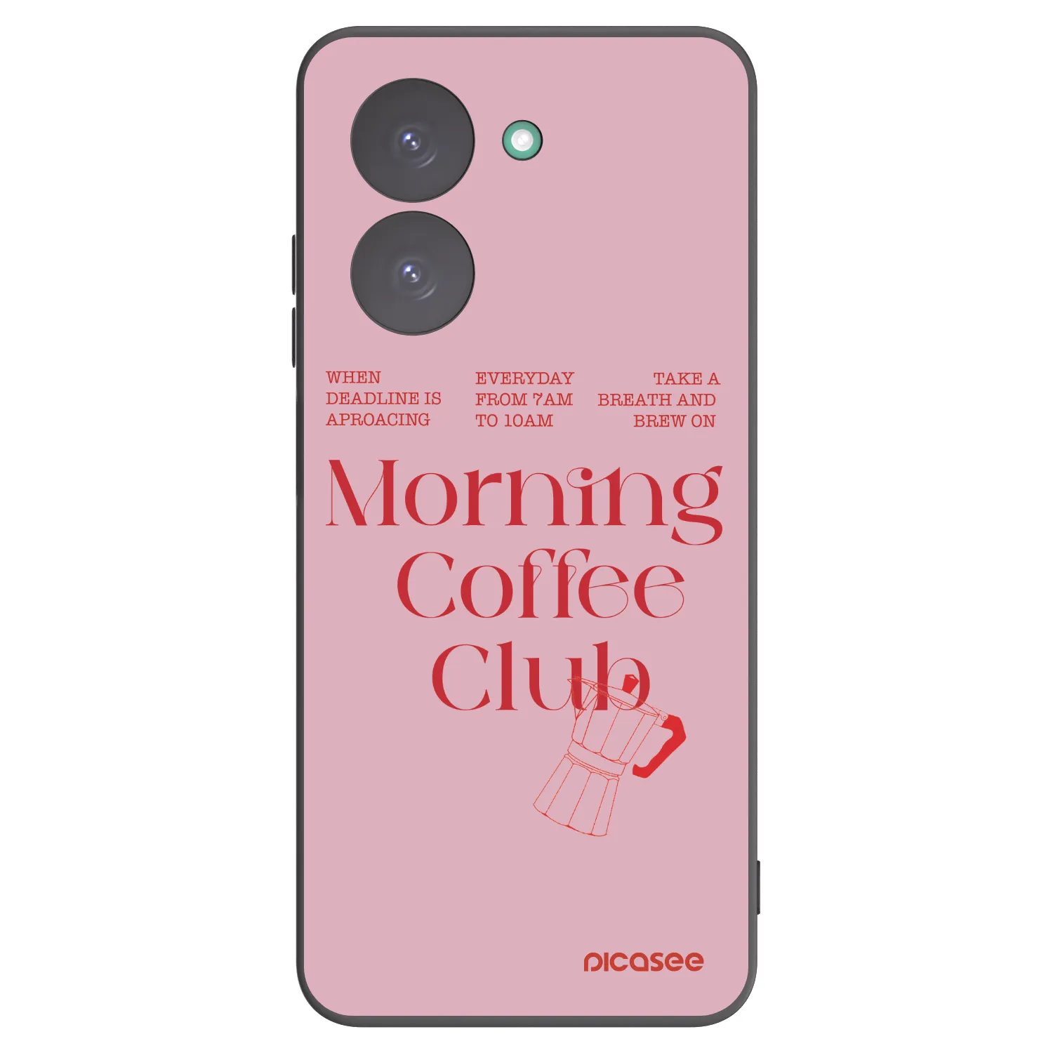 Picasee silikonowe czarne etui na Xiaomi Redmi A5 - Morning