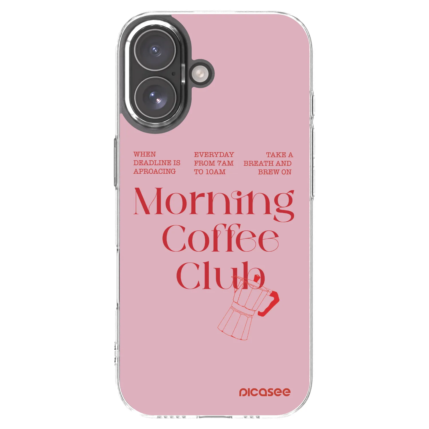 Picasee silikonowe przeźroczyste etui na Apple iPhone 17 - Morning
