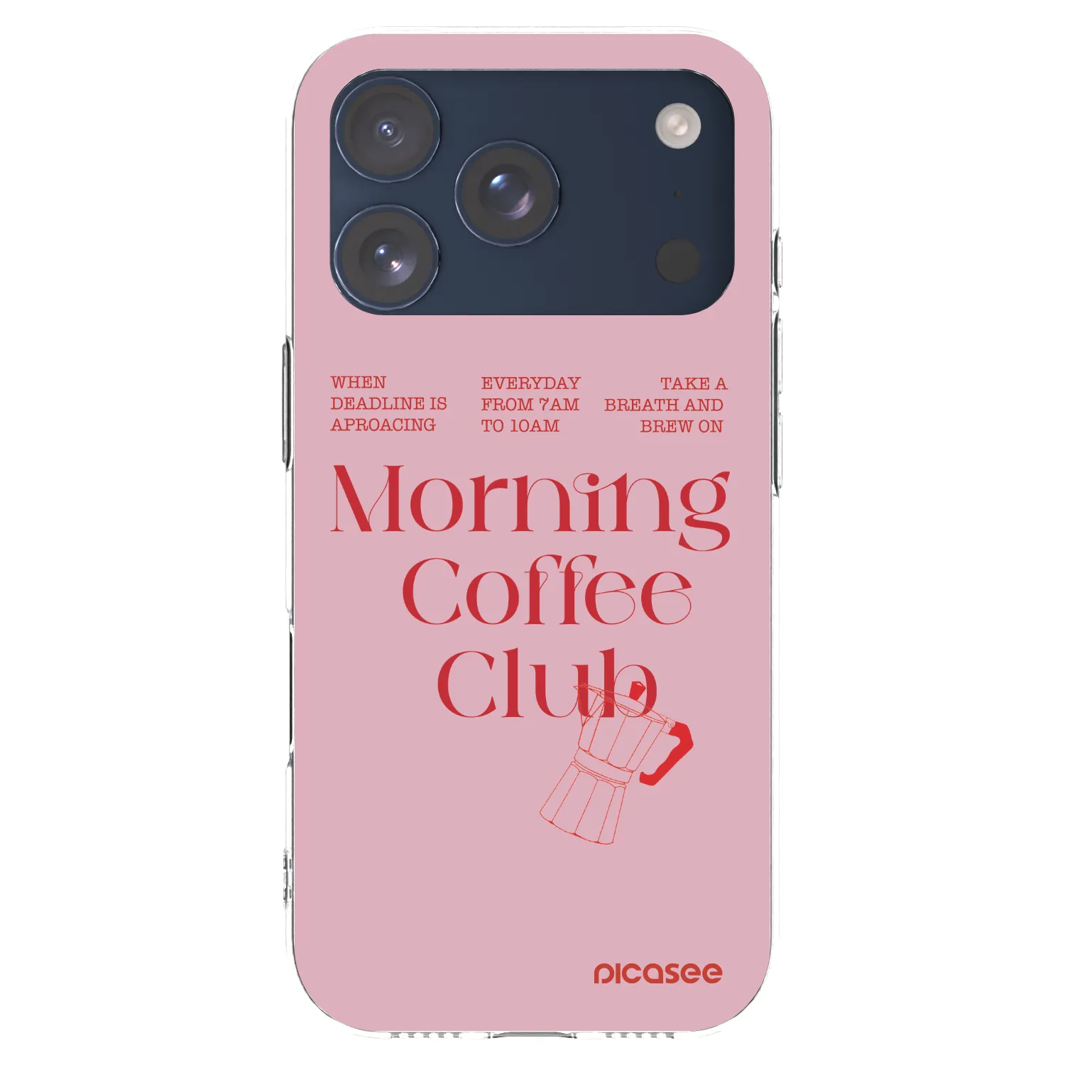 Picasee silikonowe przeźroczyste etui na Apple iPhone 17 Pro - Morning