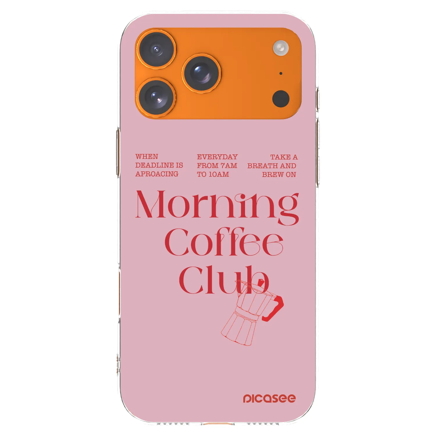 Picasee silikonowe przeźroczyste etui na Apple iPhone 17 Pro Max - Morning