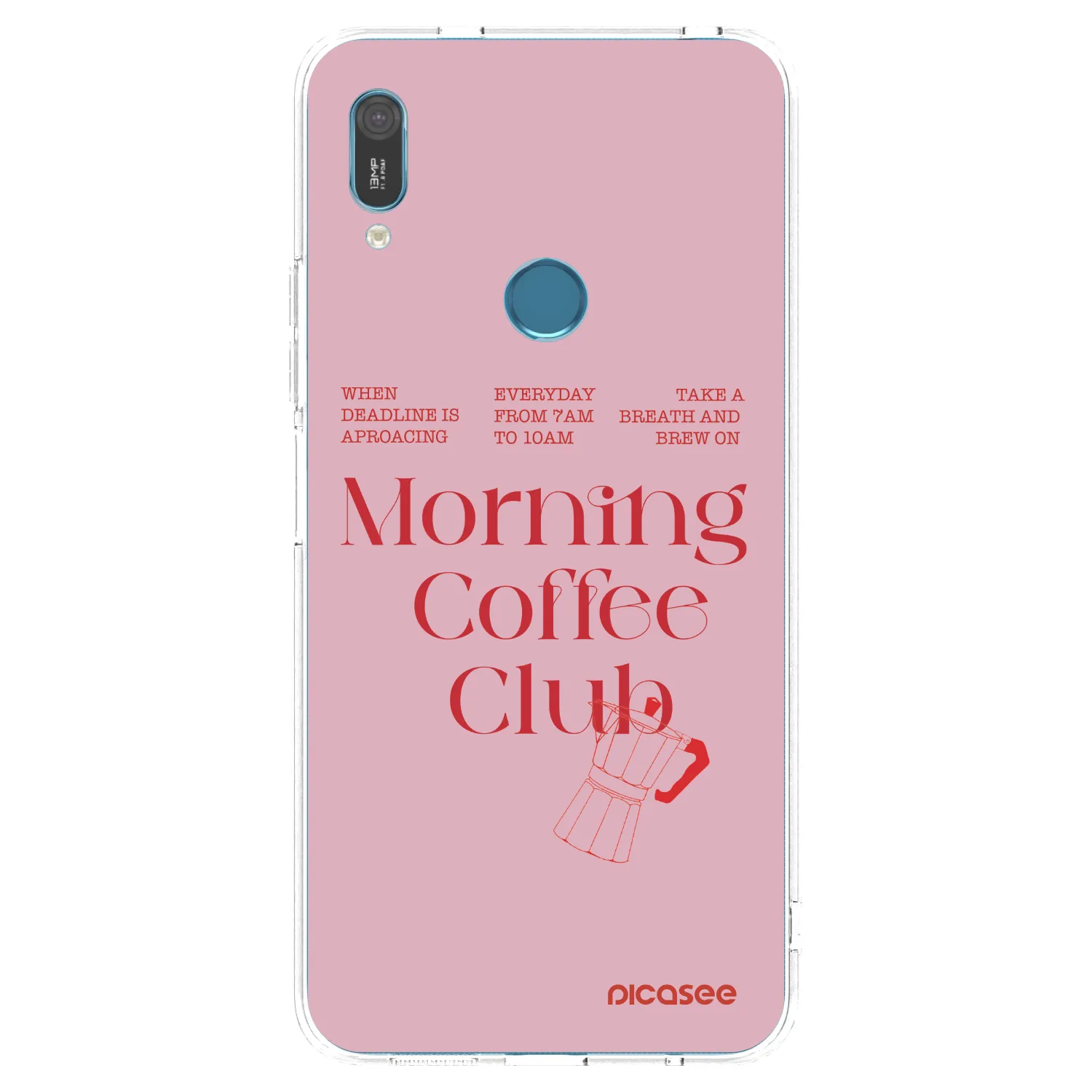 Picasee silikonowe przeźroczyste etui na Huawei Y6 2019 - Morning