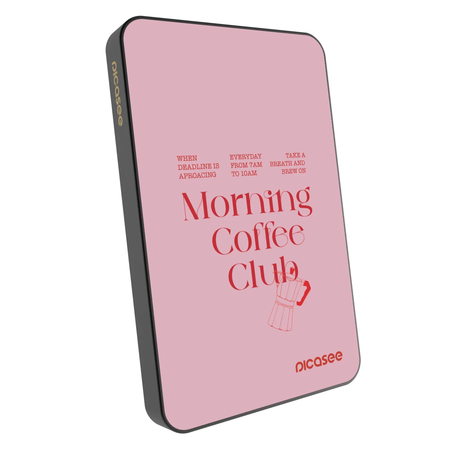 Picasee Powerbank z MagSafe 5 000 mAh Szary - Morning