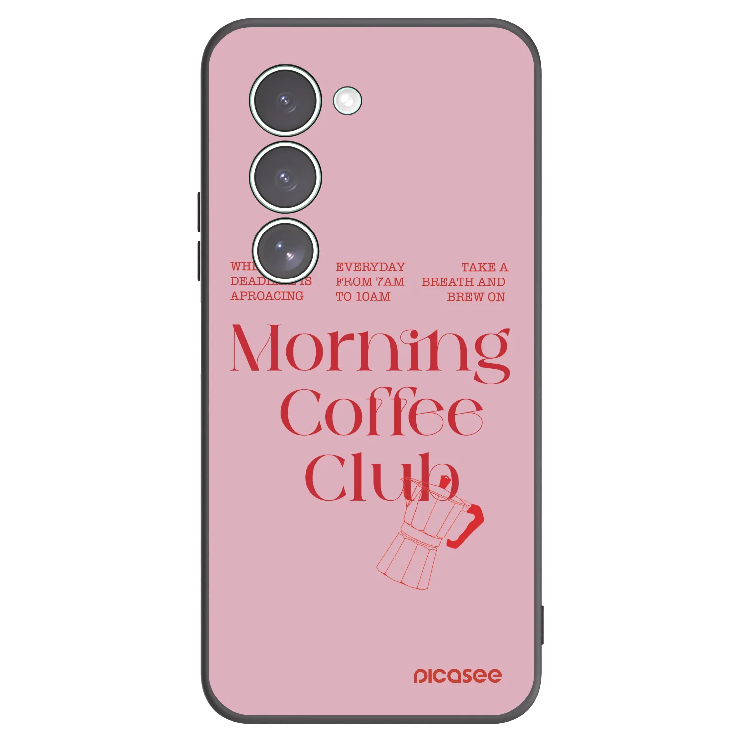 Picasee silikonowe czarne etui na Xiaomi Redmi 15 5G - Morning