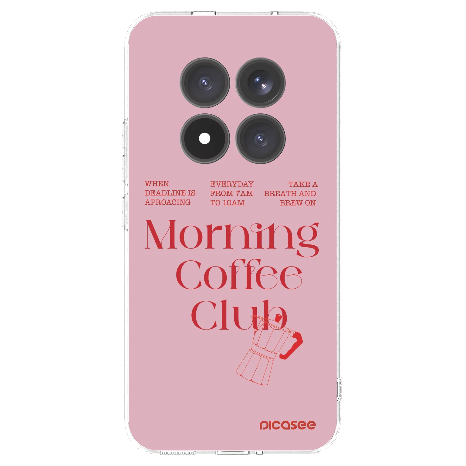 Picasee silikonowe przeźroczyste etui na Xiaomi Redmi Note 15 Pro+ - Morning