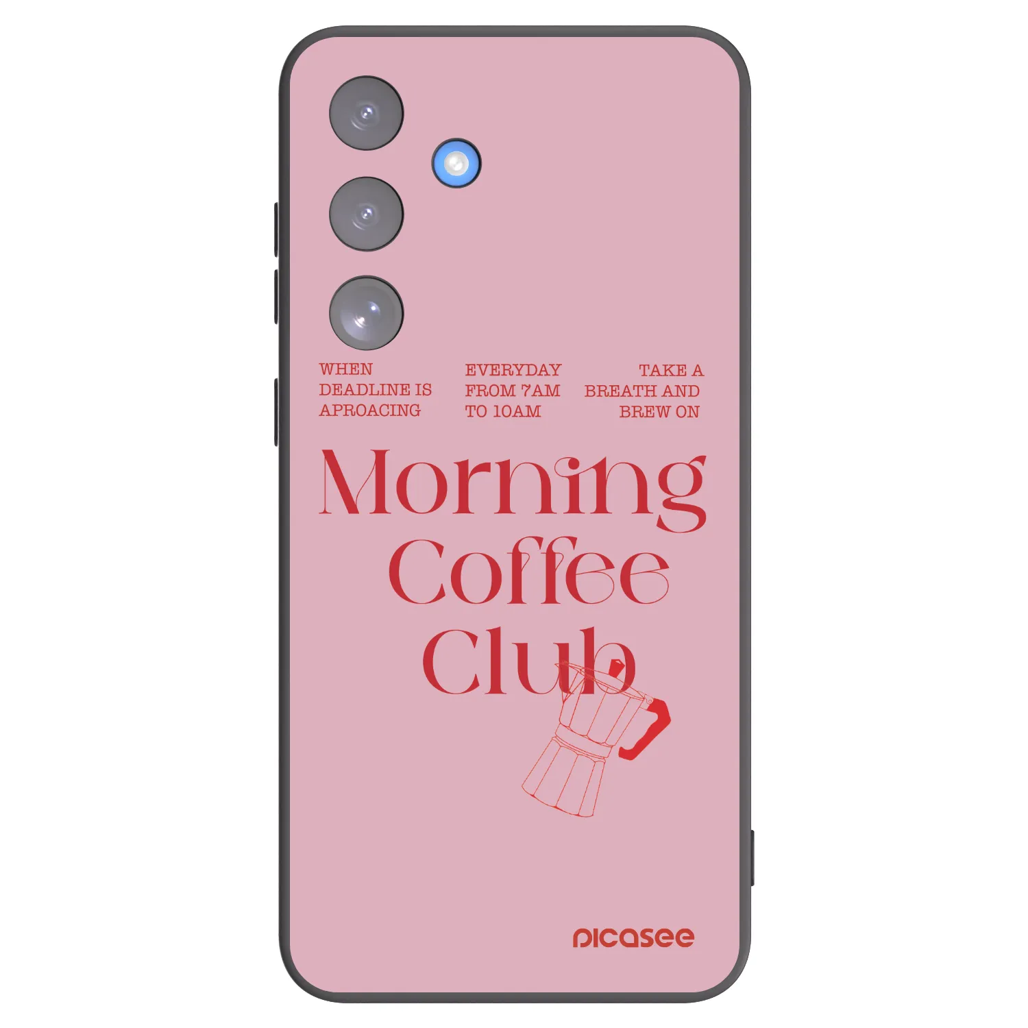 Picasee silikonowe czarne etui na Samsung Galaxy S25 FE 5G - Morning