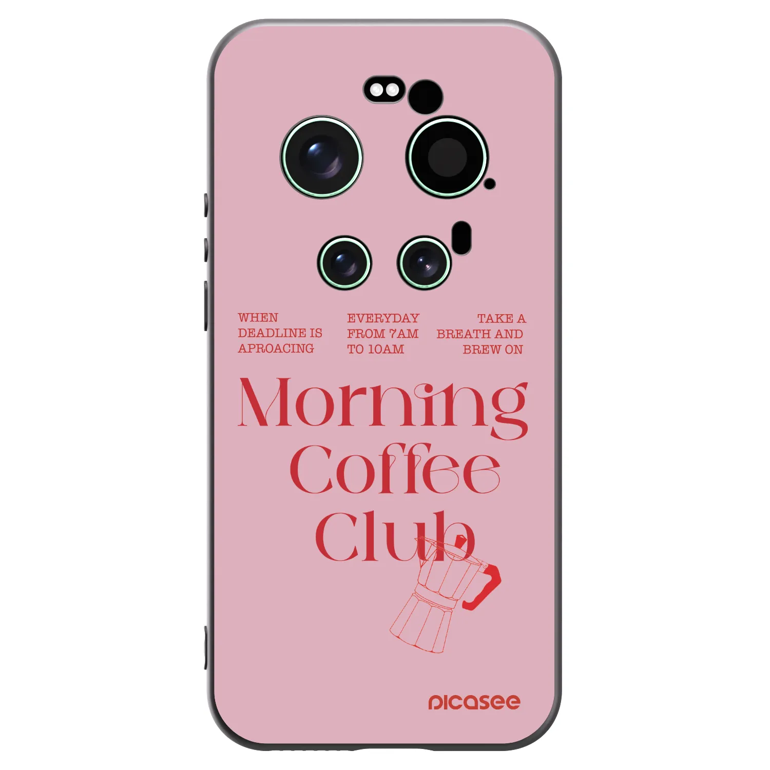 Picasee silikonowe czarne etui na Xiaomi 17 Ultra - Morning