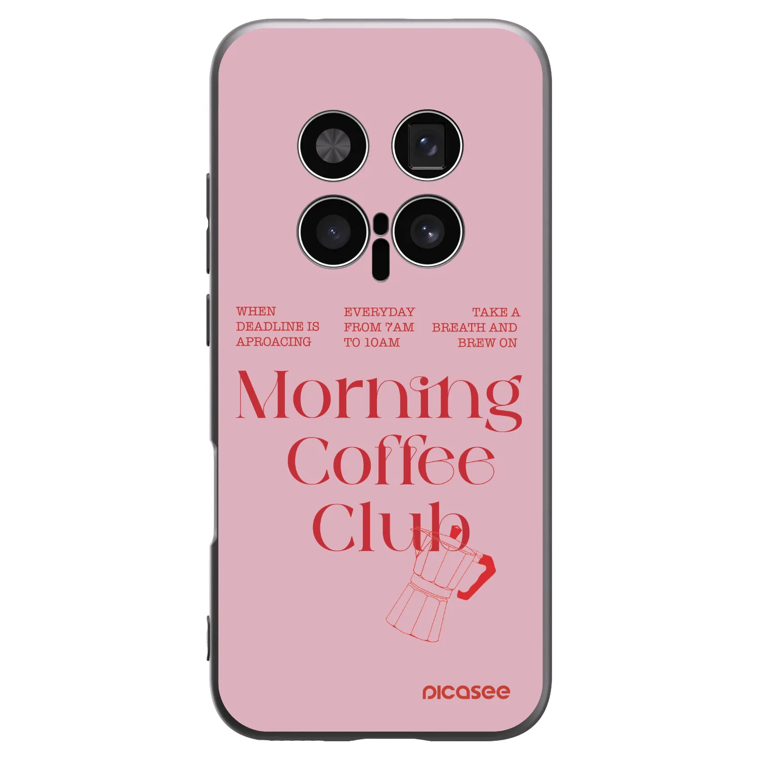 Picasee silikonowe czarne etui na Honor Magic8 Pro 5G - Morning