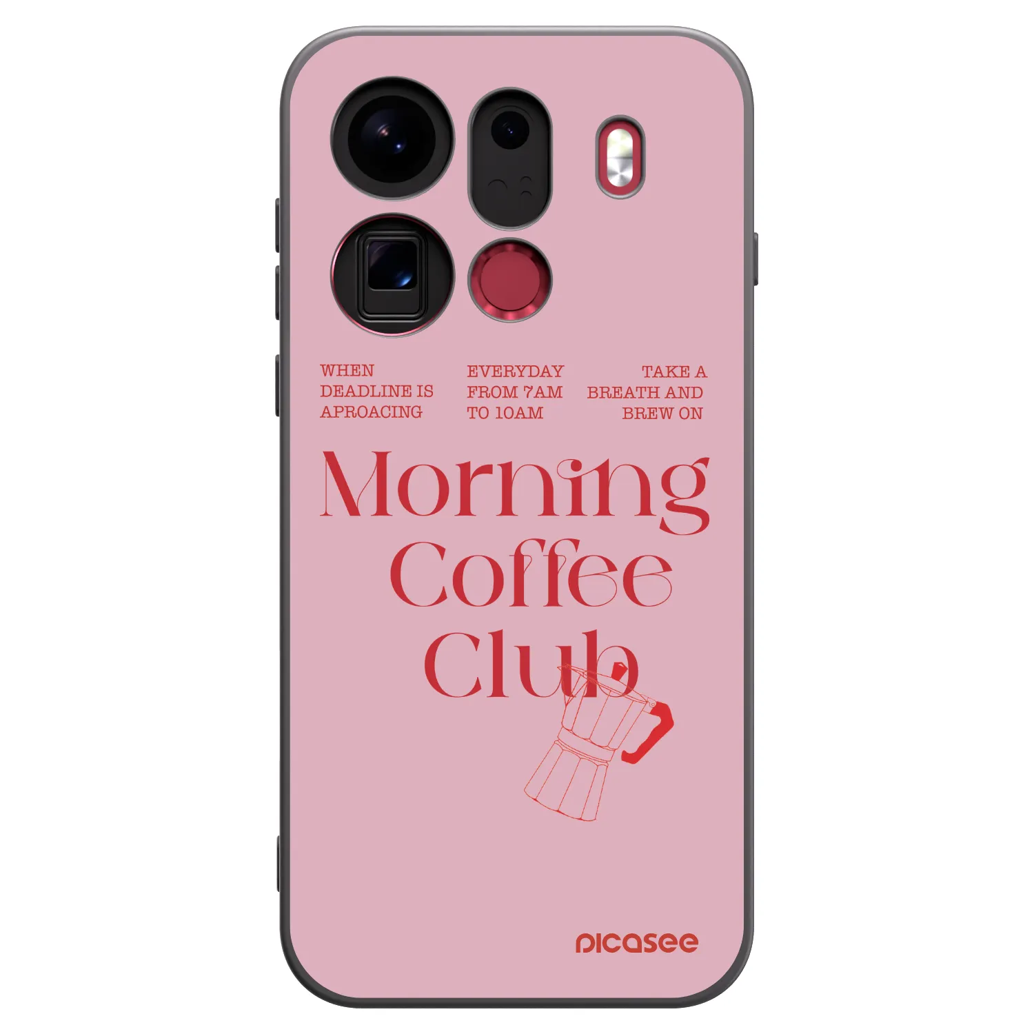 Picasee silikonowe czarne etui na OPPO Find X9 Pro - Morning
