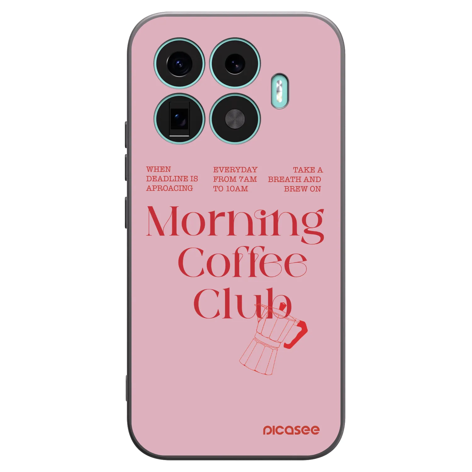 Picasee silikonowe czarne etui na Xiaomi 17T - Morning