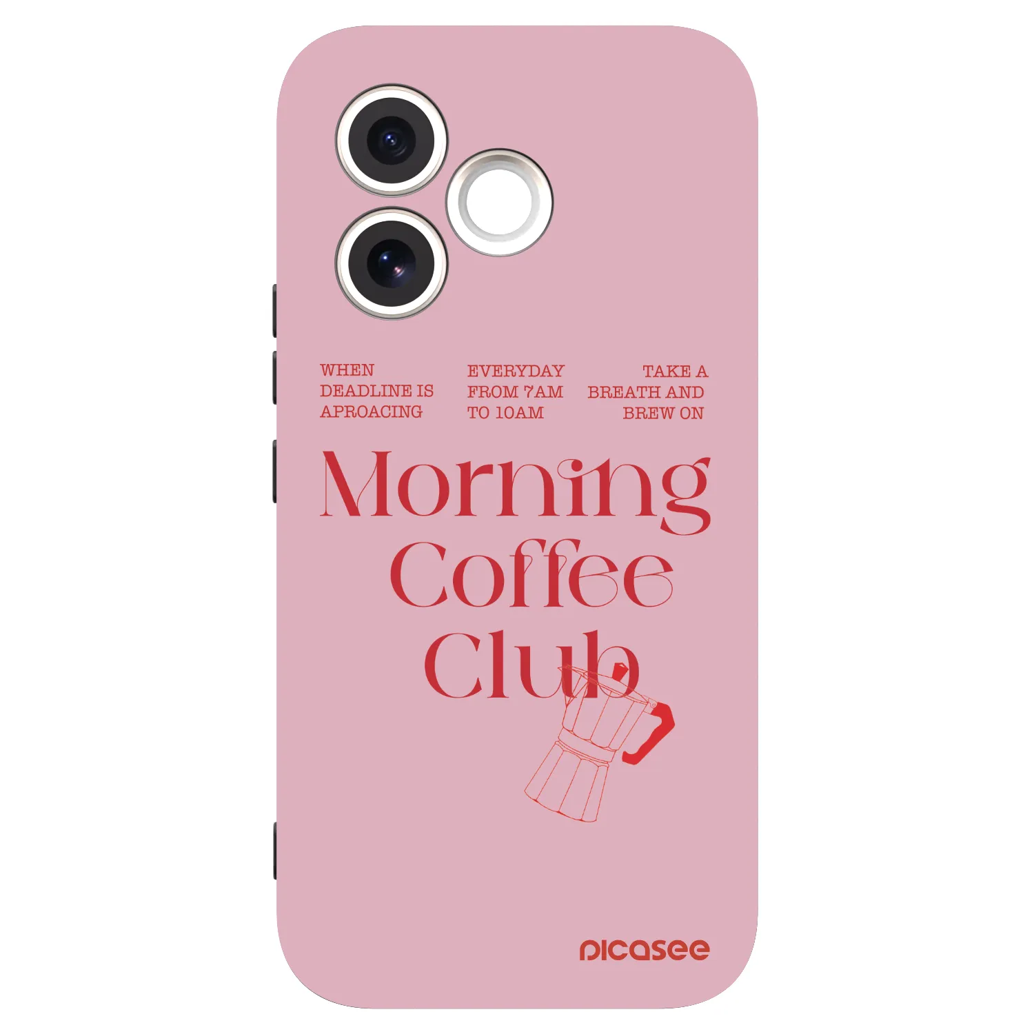Picasee silikonowe czarne etui na Honor 600 Lite - Morning