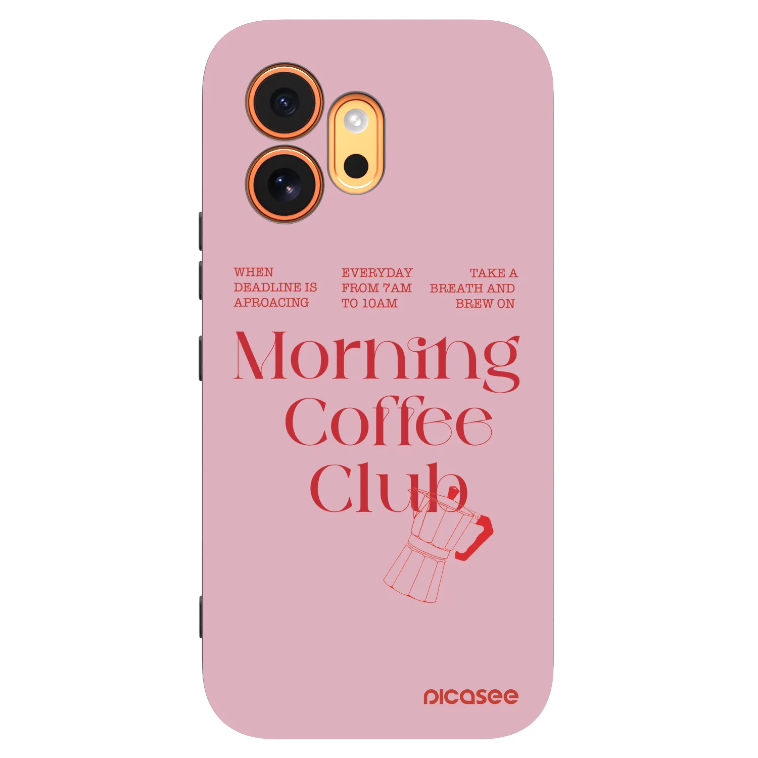 Picasee silikonowe czarne etui na Honor 600 - Morning