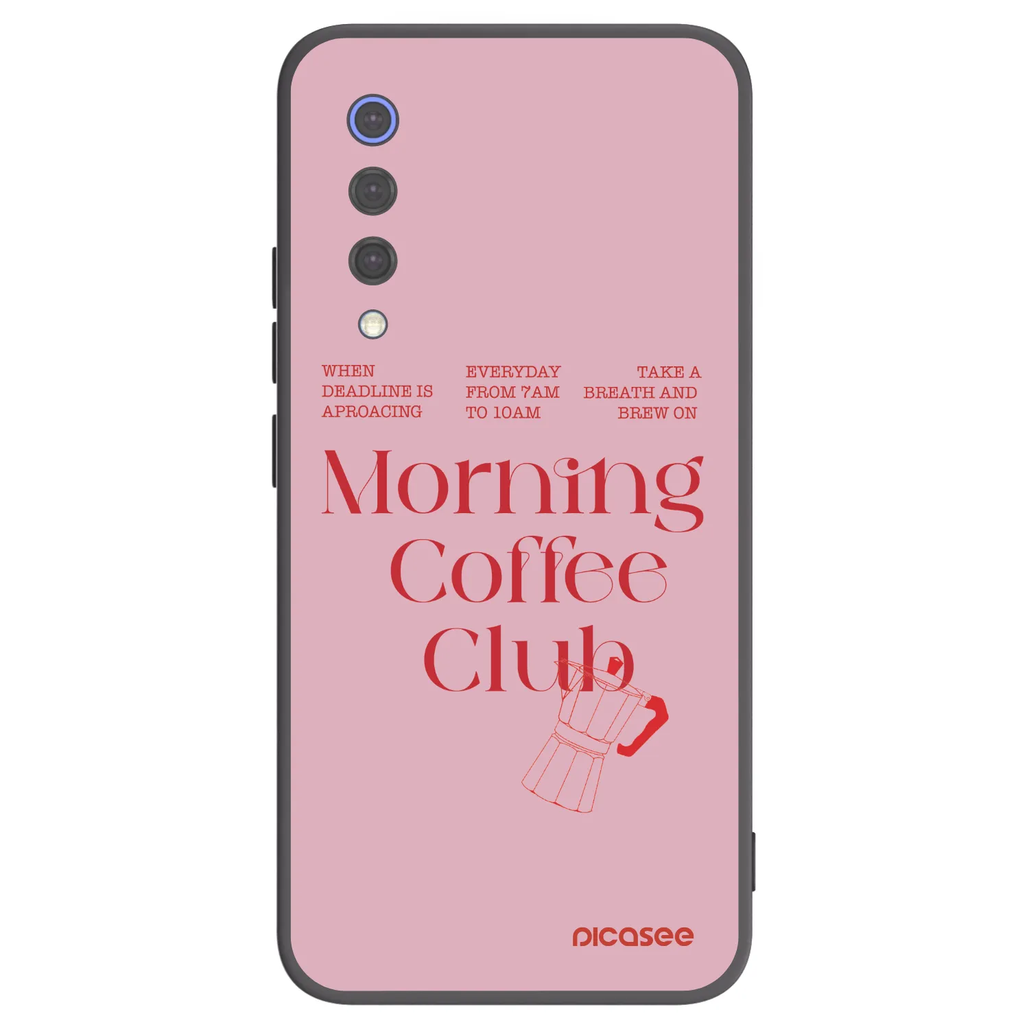 Picasee silikonowe czarne etui na Xiaomi Mi 9 SE - Morning