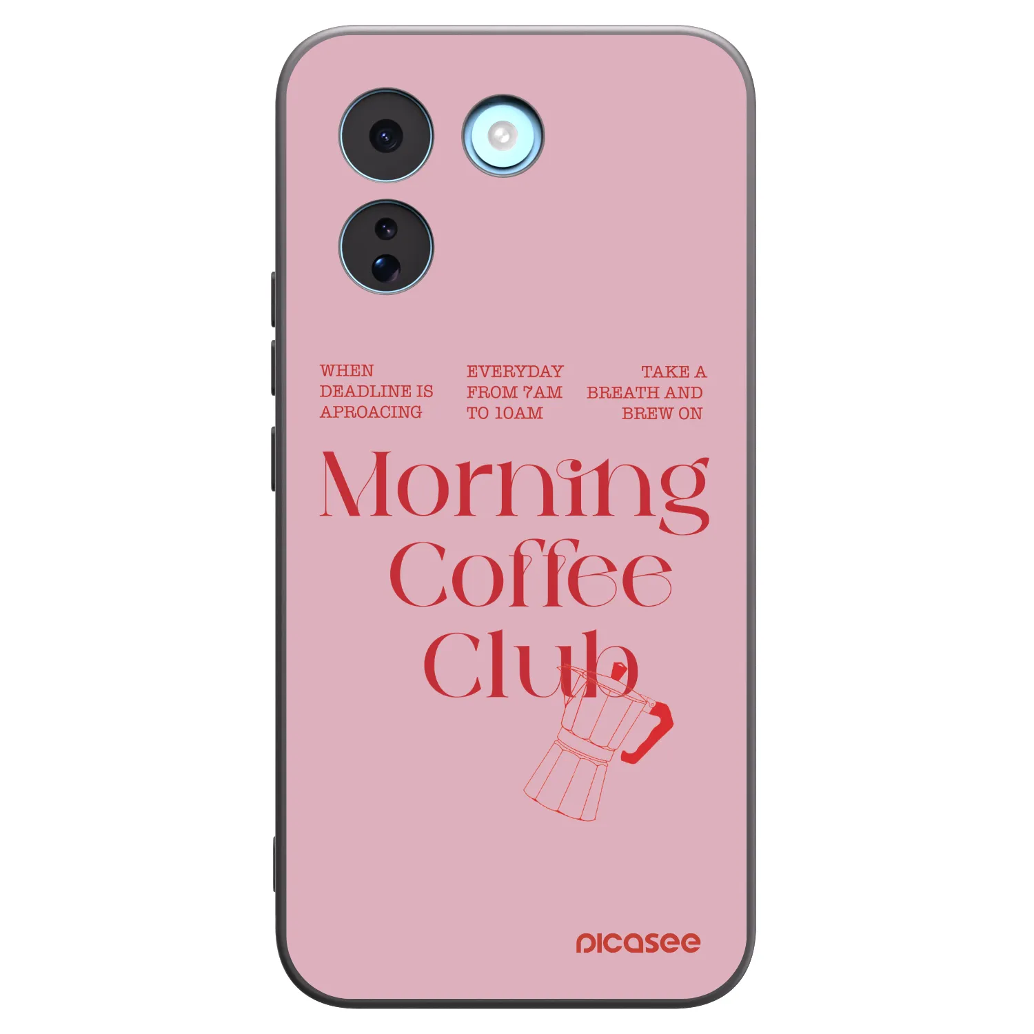 Picasee silikonowe czarne etui na Xiaomi Redmi Note 17 Pro MAX 5G - Morning
