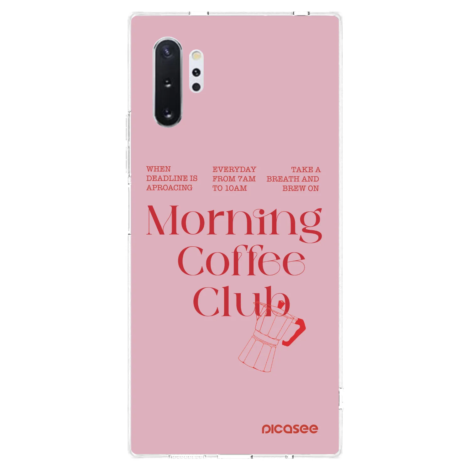 Picasee silikonowe przeźroczyste etui na Samsung Galaxy Note 10+ N975F - Morning