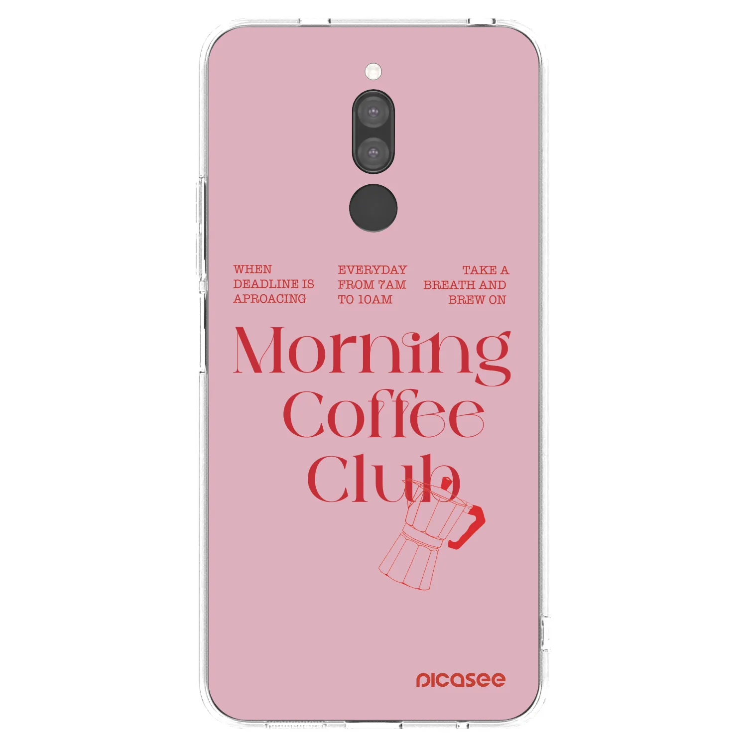 Picasee silikonowe przeźroczyste etui na Xiaomi Redmi 8 - Morning