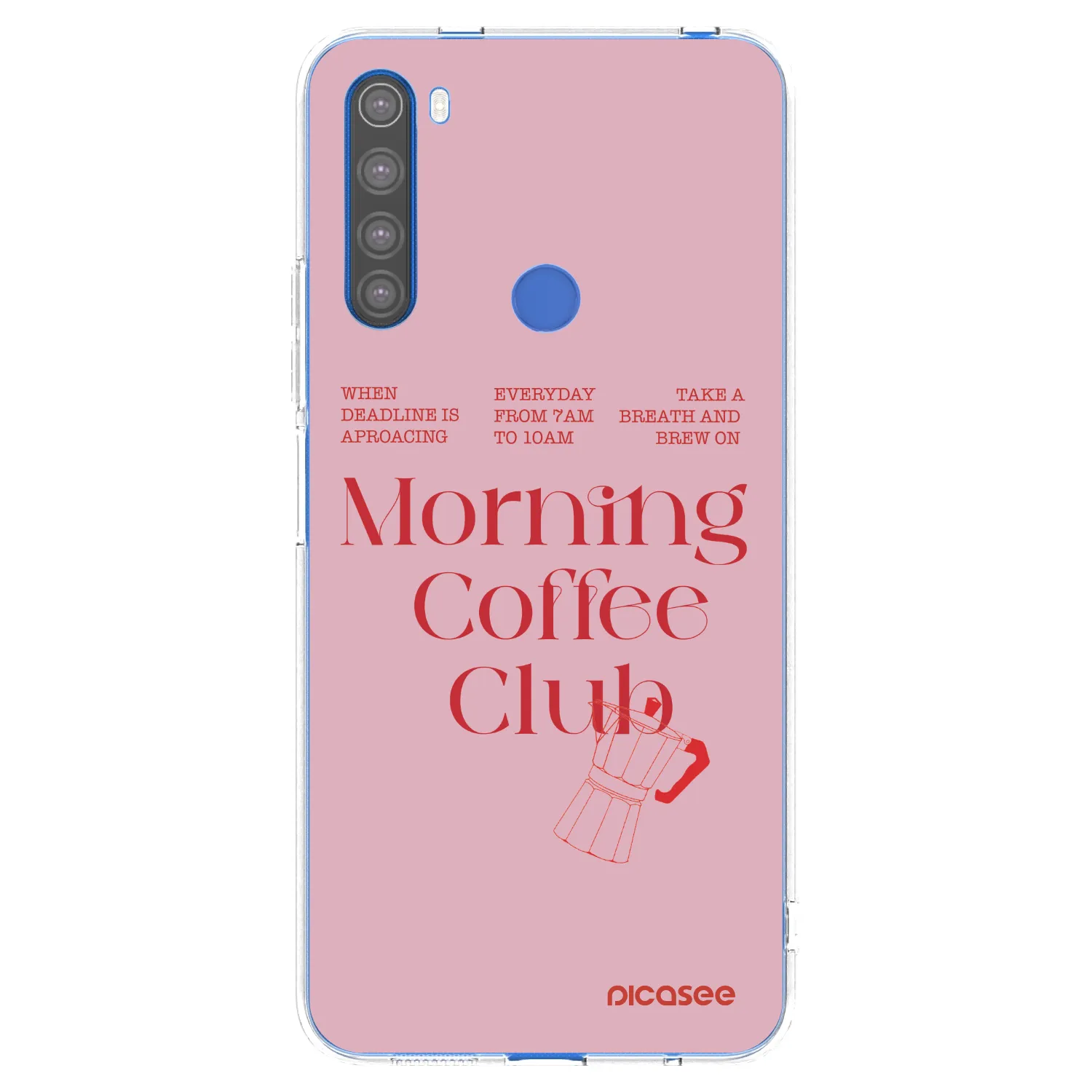 Picasee silikonowe przeźroczyste etui na Xiaomi Redmi Note 8T - Morning