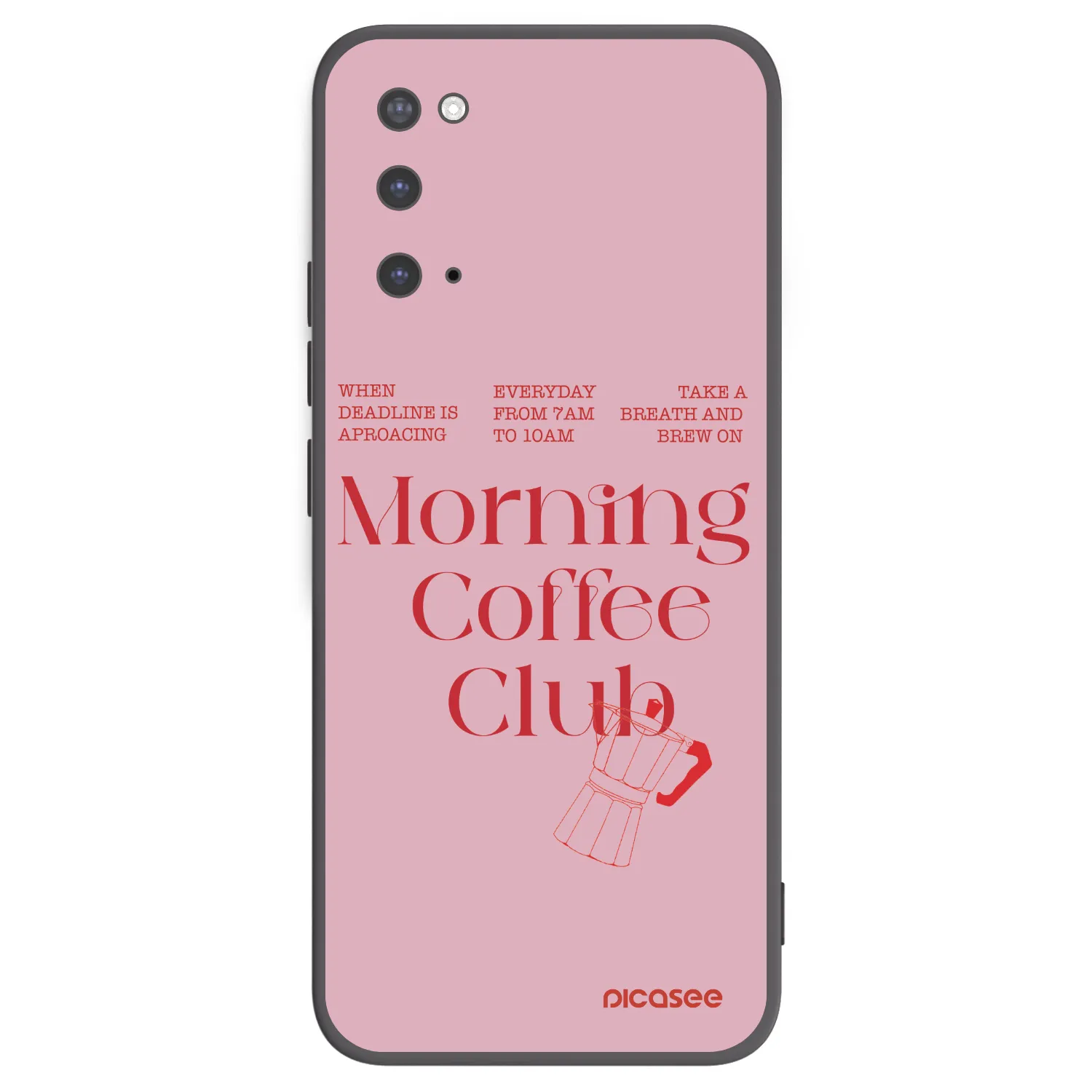 Picasee silikonowe czarne etui na Samsung Galaxy S20 G980F - Morning