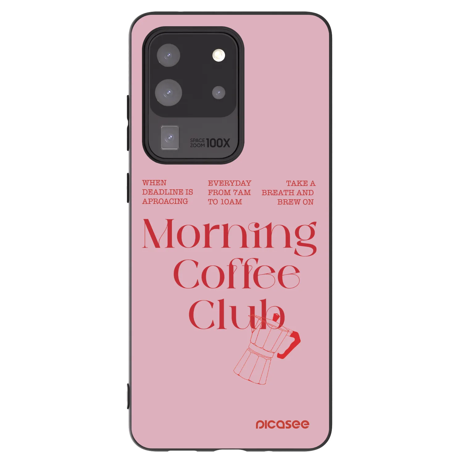 Picasee silikonowe czarne etui na Samsung Galaxy S20 Ultra 5G G988F - Morning