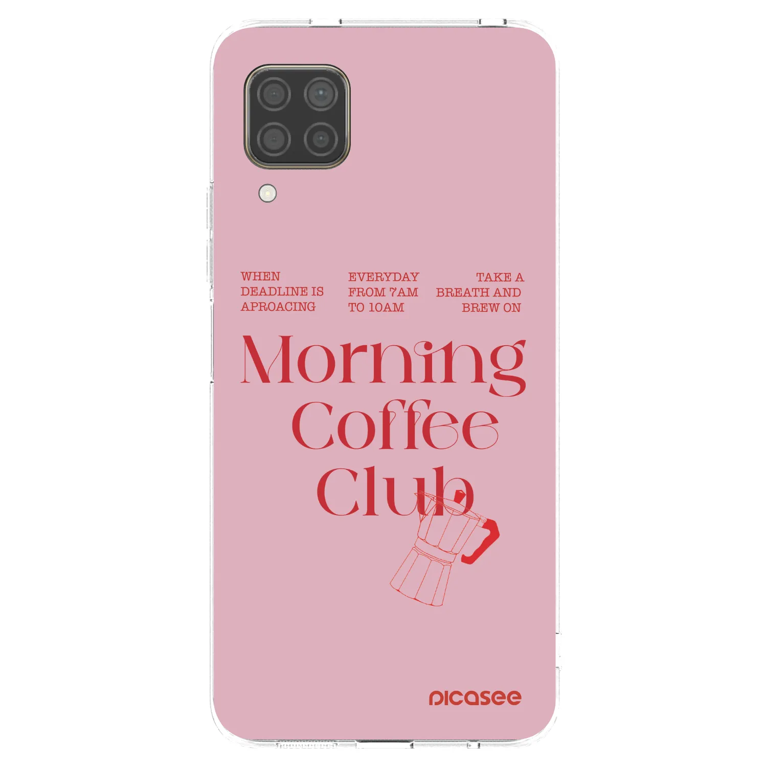 Picasee silikonowe przeźroczyste etui na Huawei P40 Lite - Morning