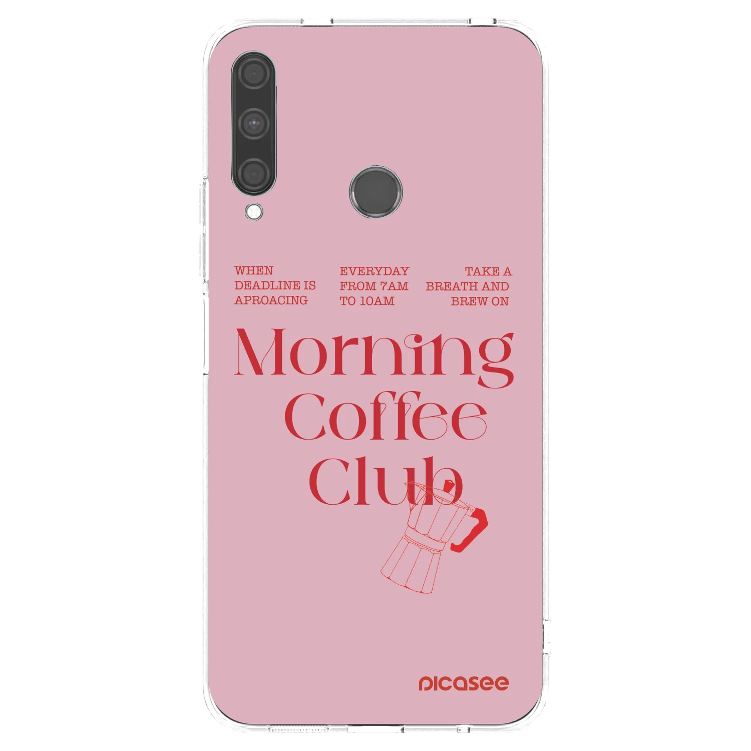 Picasee silikonowe przeźroczyste etui na Huawei P40 Lite E - Morning