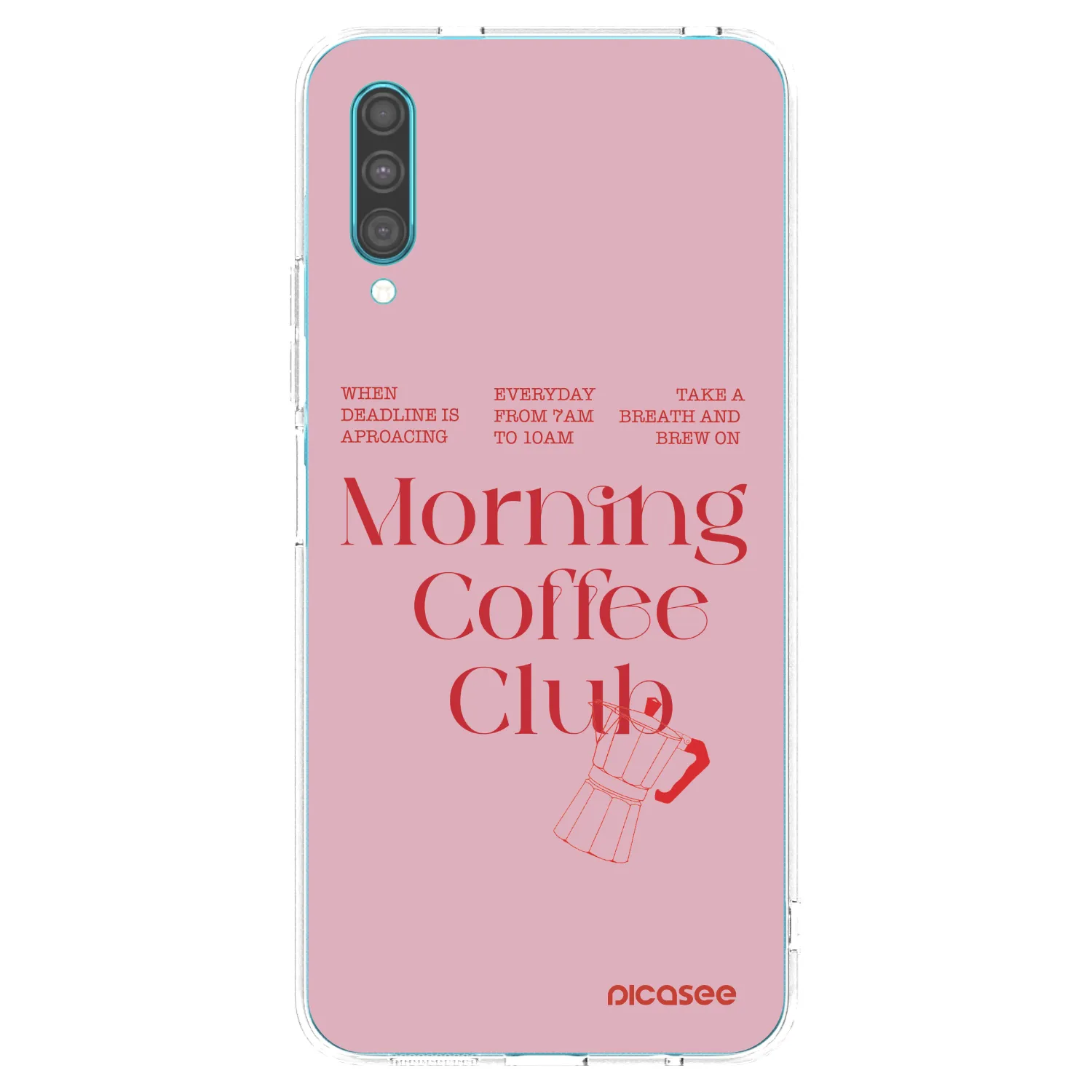 Picasee silikonowe przeźroczyste etui na Samsung Galaxy A30s A307F - Morning