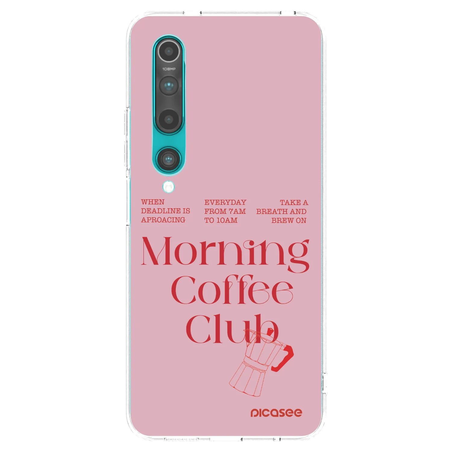 Picasee silikonowe przeźroczyste etui na Xiaomi Mi 10 - Morning