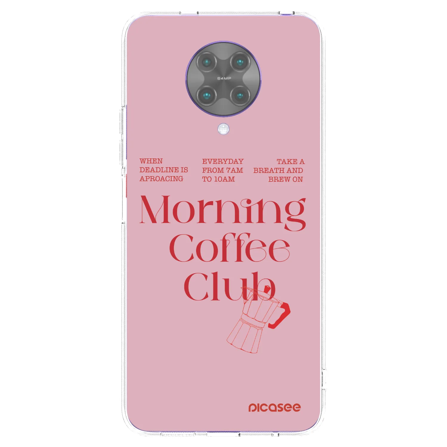Picasee silikonowe przeźroczyste etui na Xiaomi Poco F2 Pro - Morning