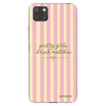 Picasee silikonowe przeźroczyste etui na Huawei Y5P - Pretty matcha