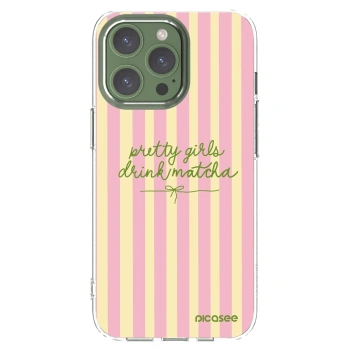 Picasee silikonowe przeźroczyste etui na Apple iPhone 13 Pro - Pretty matcha