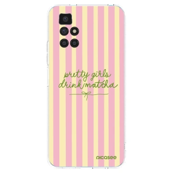 Picasee silikonowe przeźroczyste etui na Xiaomi Redmi 10 - Pretty matcha