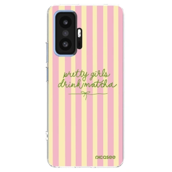Picasee silikonowe przeźroczyste etui na Xiaomi 11T - Pretty matcha