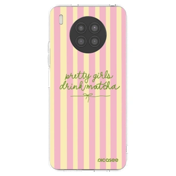Picasee silikonowe przeźroczyste etui na Huawei Nova 8i - Pretty matcha