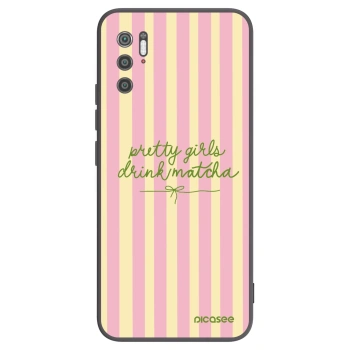 Picasee silikonowe czarne etui na Xiaomi Poco M3 Pro 5G - Pretty matcha
