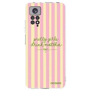 Picasee silikonowe przeźroczyste etui na Xiaomi Redmi Note 11S 4G - Pretty matcha