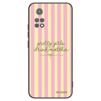 Picasee silikonowe czarne etui na Xiaomi Redmi Note 11S 5G - Pretty matcha