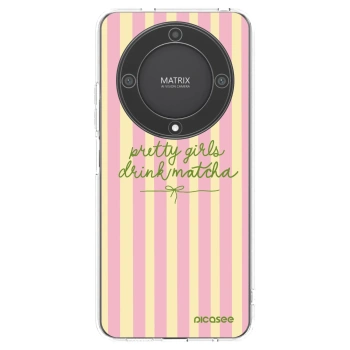Picasee silikonowe przeźroczyste etui na Honor Magic5 Lite 5G - Pretty matcha