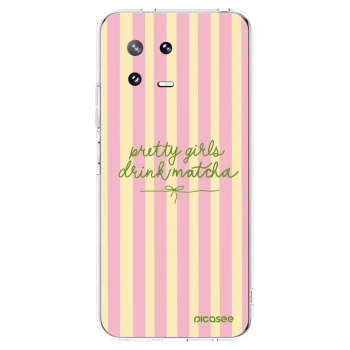 Picasee silikonowe przeźroczyste etui na Xiaomi 13 Pro - Pretty matcha