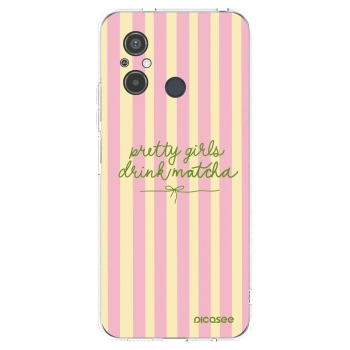 Picasee silikonowe przeźroczyste etui na Xiaomi Redmi 12C - Pretty matcha
