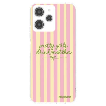 Picasee silikonowe przeźroczyste etui na Xiaomi Redmi 12 4G - Pretty matcha