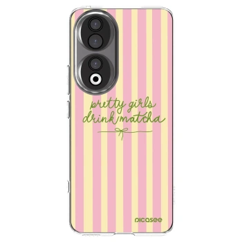 Picasee silikonowe przeźroczyste etui na Honor 90 5G - Pretty matcha