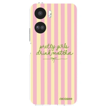 Picasee silikonowe przeźroczyste etui na Honor 90 Lite 5G - Pretty matcha