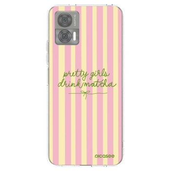 Picasee silikonowe przeźroczyste etui na Motorola Edge 30 Neo - Pretty matcha