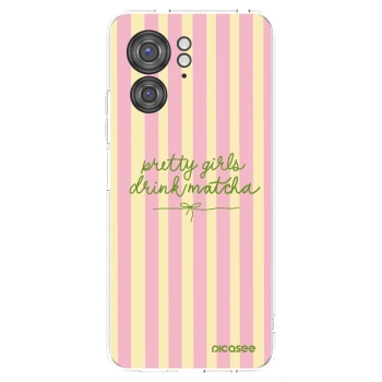 Picasee silikonowe przeźroczyste etui na Motorola Edge 40 - Pretty matcha