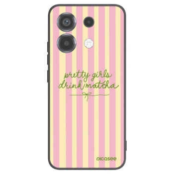 Picasee silikonowe czarne etui na Xiaomi Poco X6 - Pretty matcha
