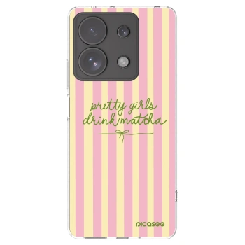 Picasee silikonowe przeźroczyste etui na Xiaomi Redmi Note 13 Pro 4G - Pretty matcha