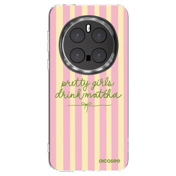 Picasee silikonowe przeźroczyste etui na Honor Magic7 Pro 5G - Pretty matcha