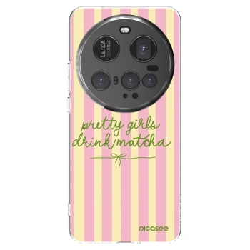 Picasee silikonowe przeźroczyste etui na Xiaomi 15 Ultra - Pretty matcha