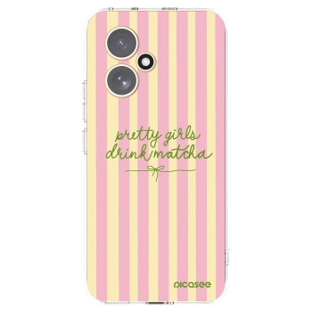 Picasee silikonowe przeźroczyste etui na Honor 400 5G - Pretty matcha